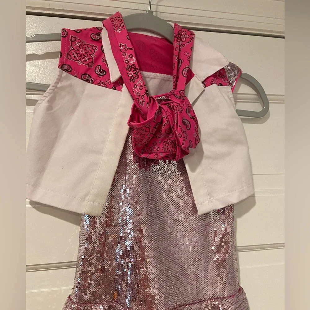 Revolution Dancewear “Holla at the DJ” Costume– Pink Sequin Dress with Vest